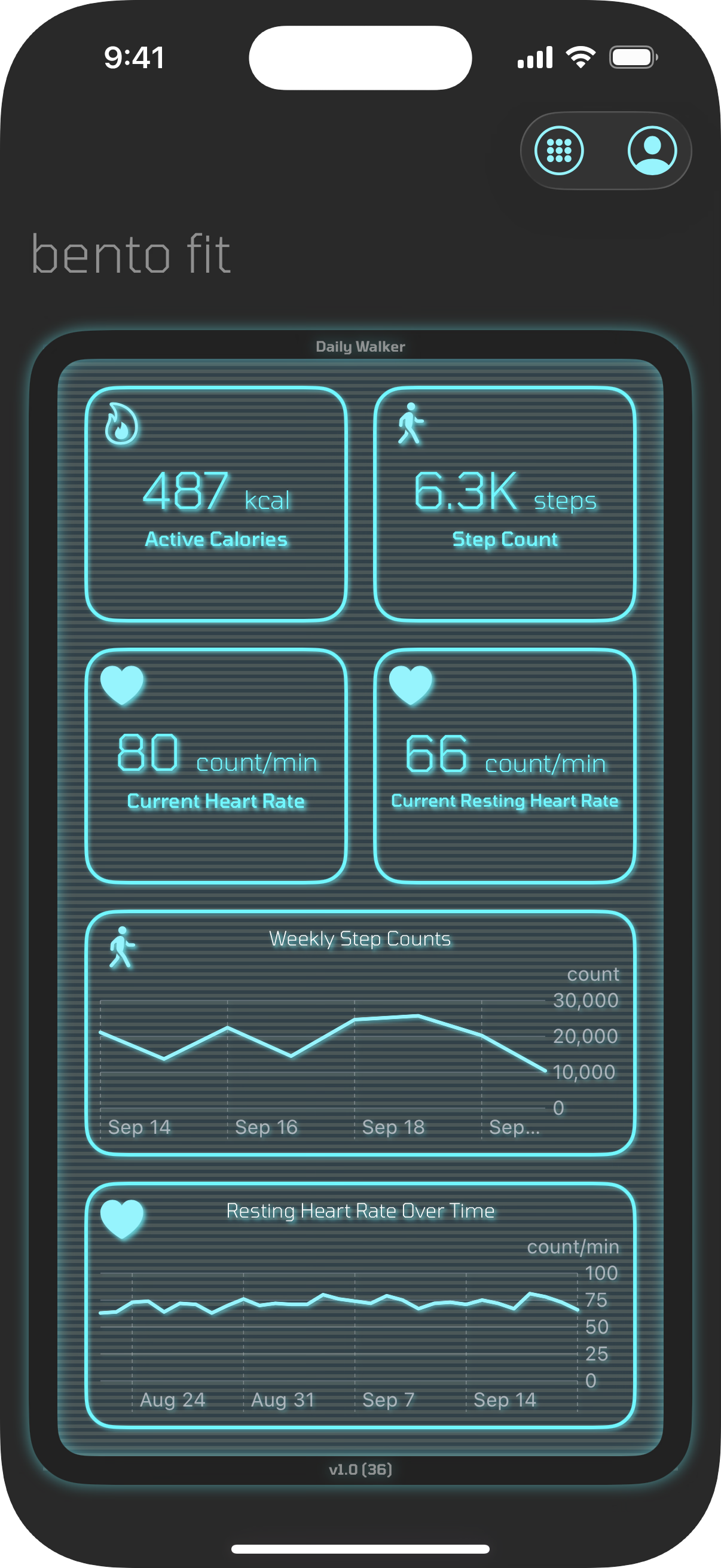 Bento Fit screenshot